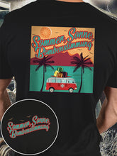 Herren Sommer zeit bedrucktes Kurzarm-T-Shirt